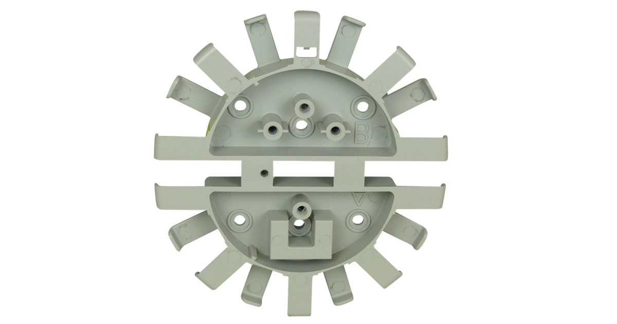 125-0929 Fiber Spool PVC (Gray)